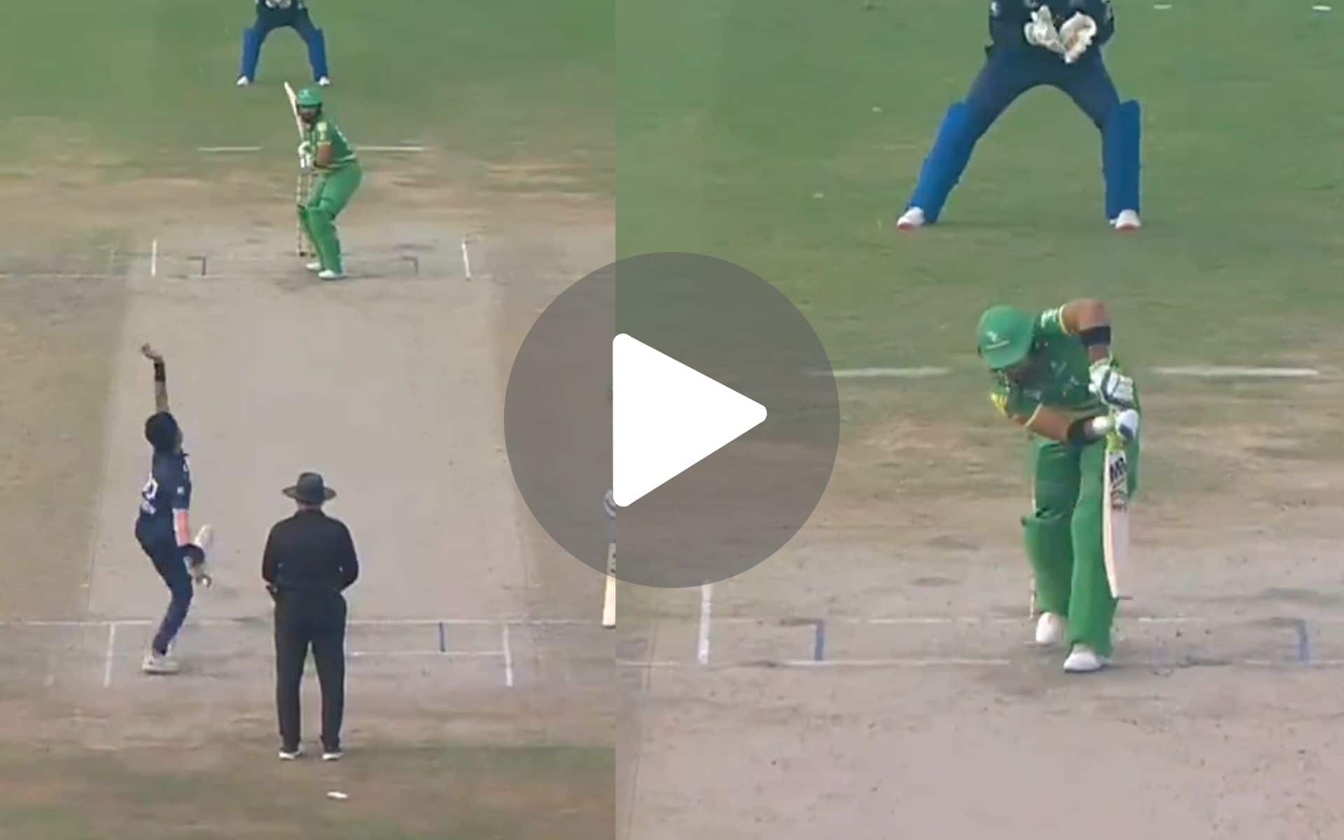 [Watch] Iftikhar Ahmed Goes Numb As Hasnain Strikes In Champions Cup 2024 Final